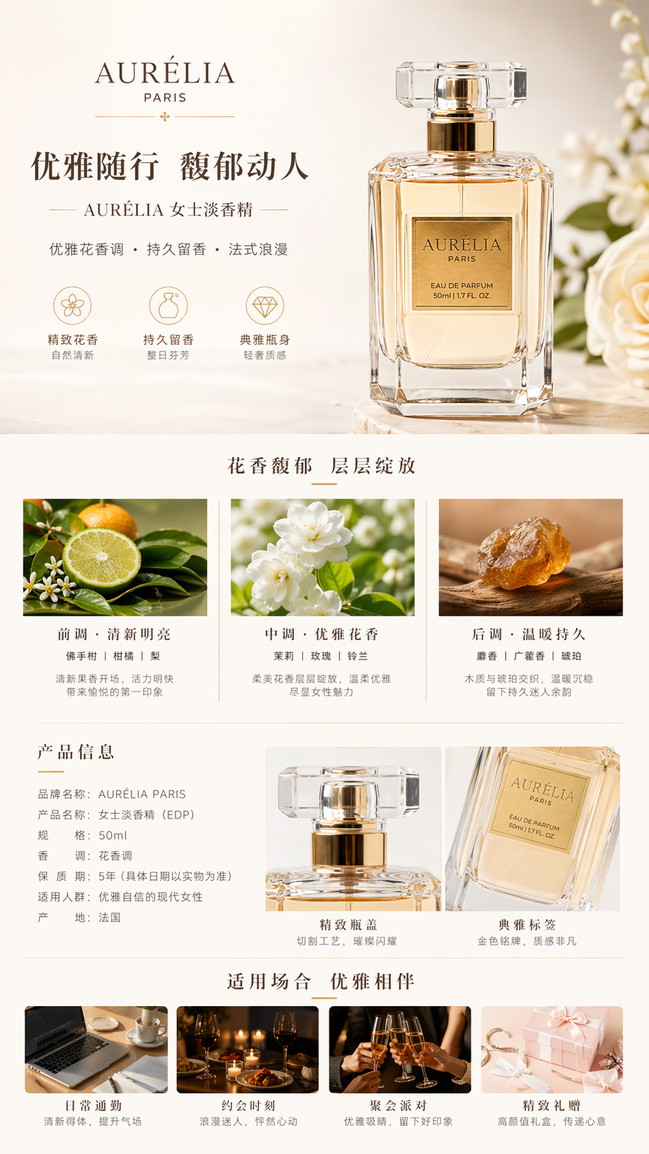 香水电商详情页