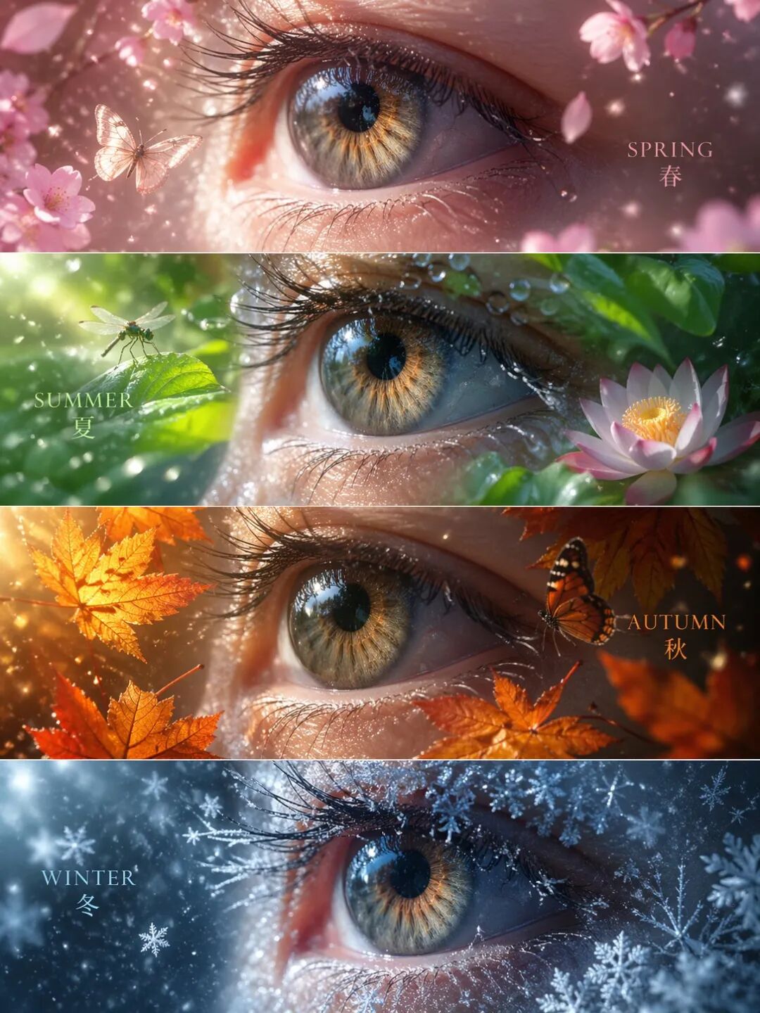 6.3 四季眼部特写