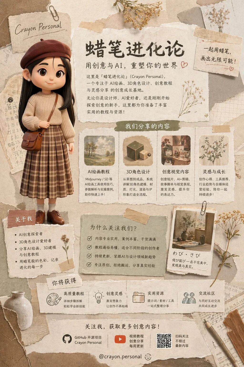 GitHub链接生成主页