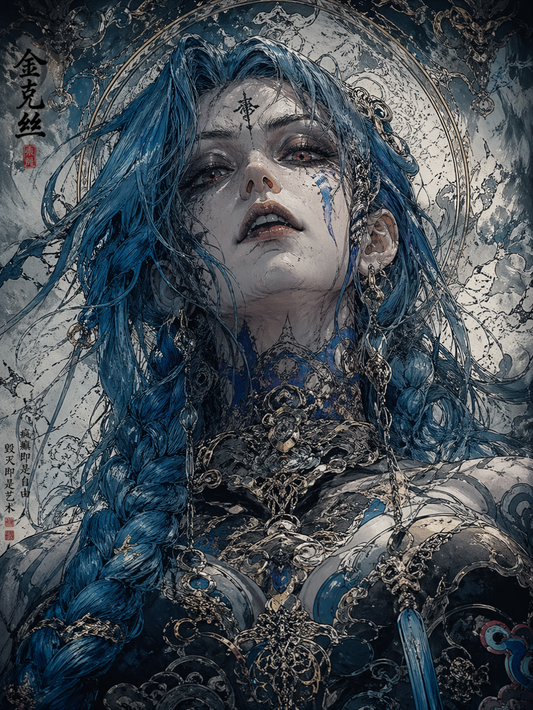 9.5 暗黑风格插画