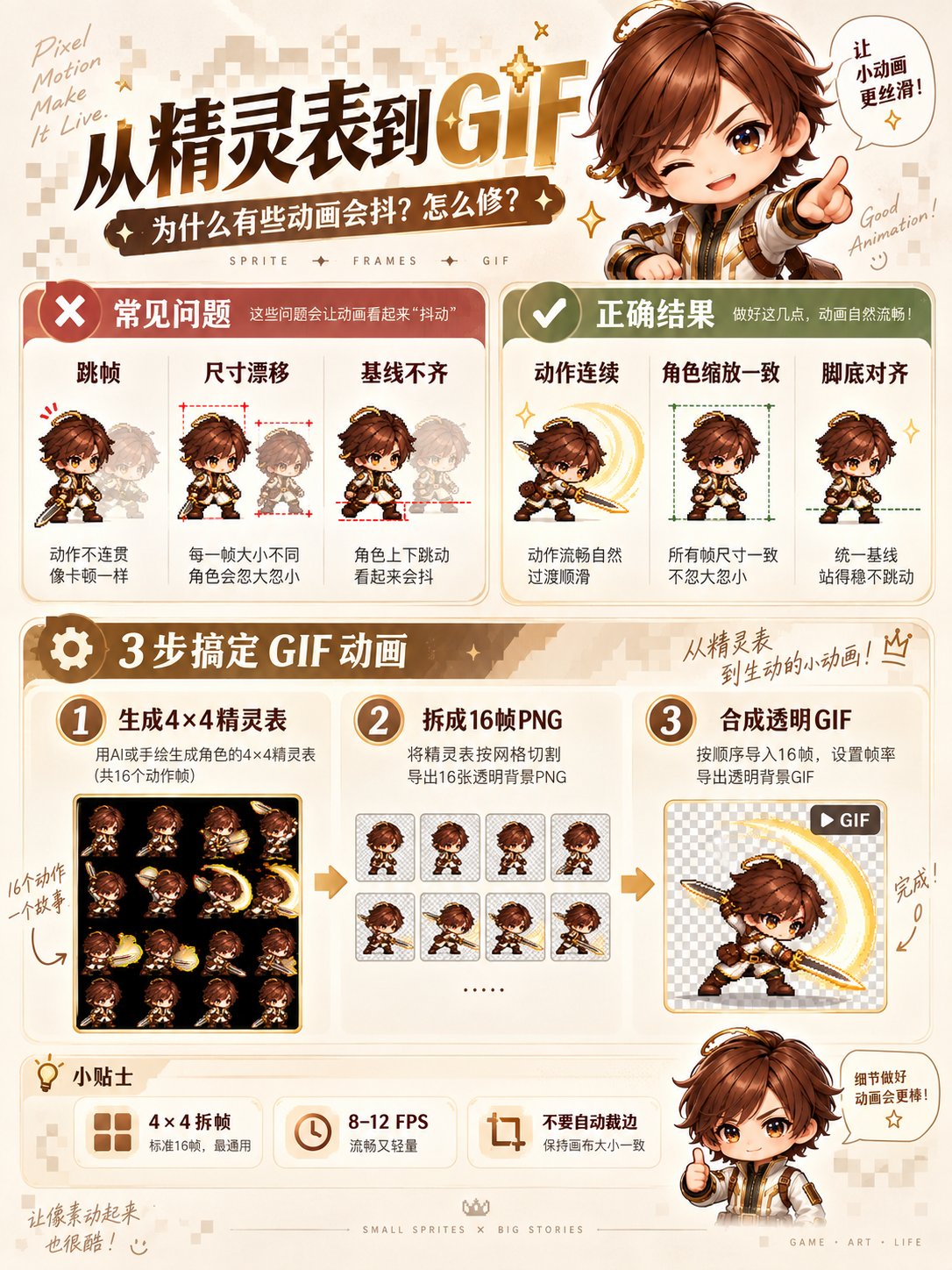4×4像素战斗图→GIF