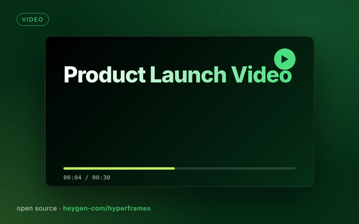 Product Launch Video