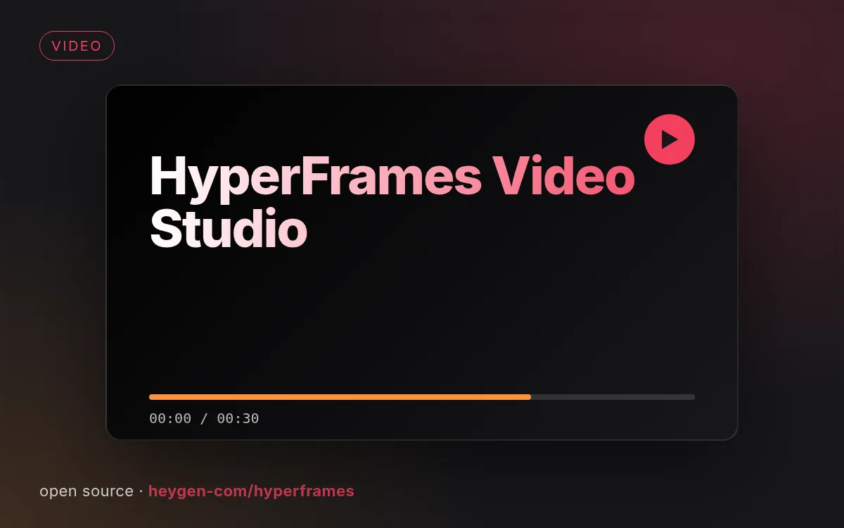 HyperFrames Video Studio