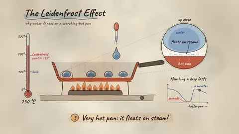 Leidenfrost effect whiteboard animation