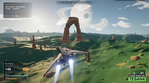 Seamless No Man's Sky-style galaxy