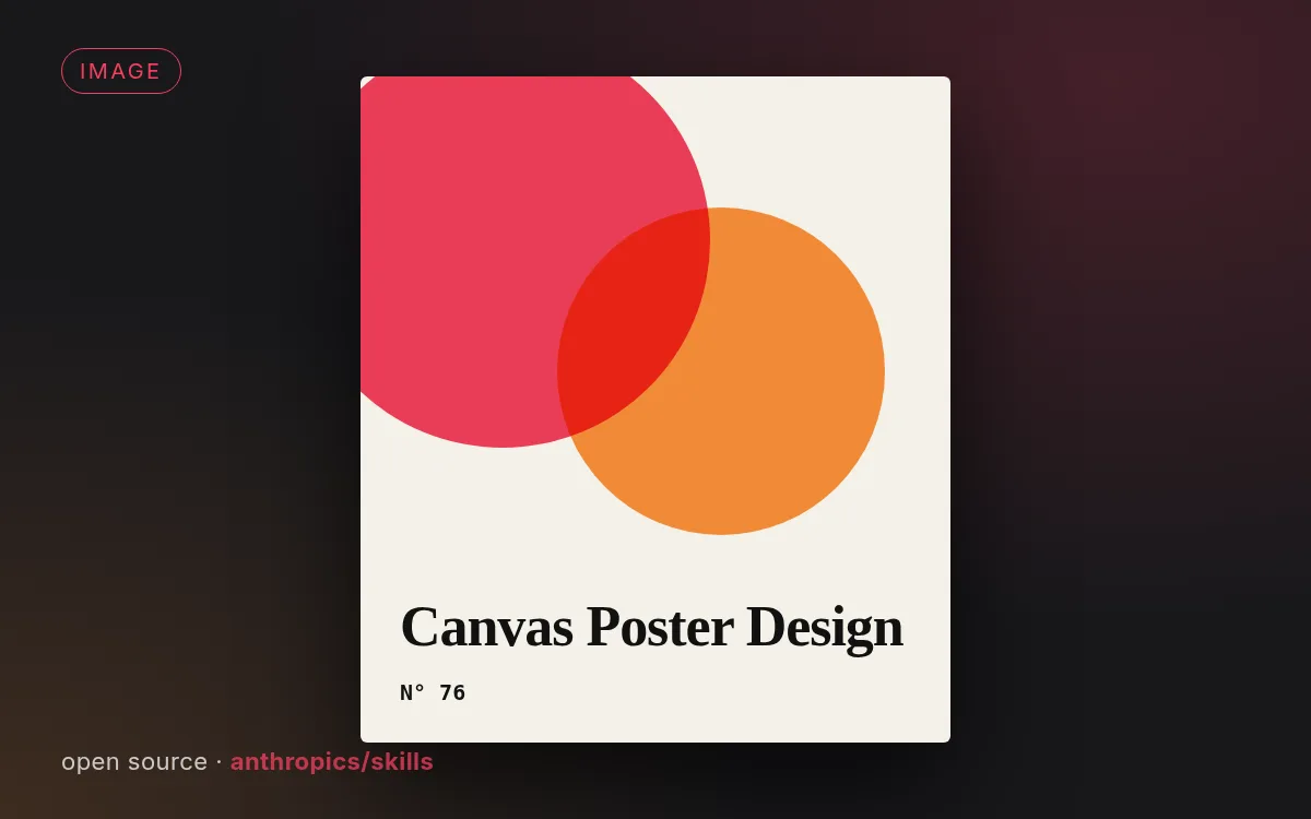 Canvas Poster Design
