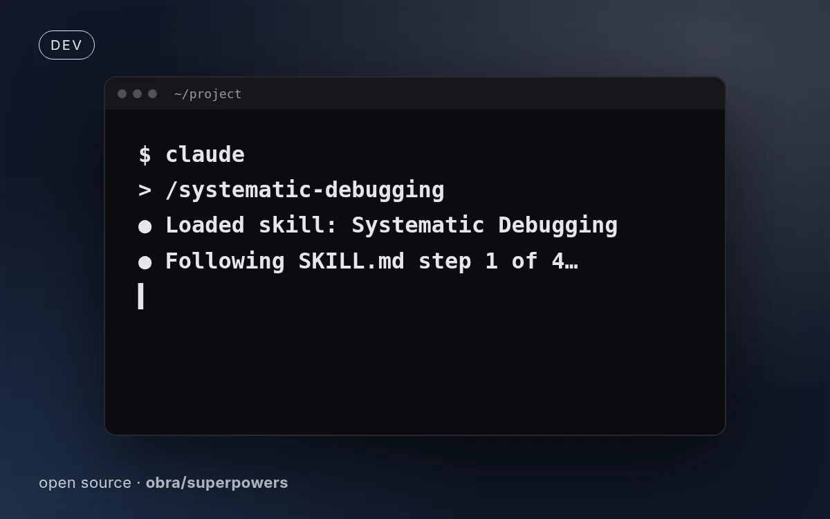 Systematic Debugging