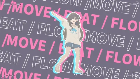 Multi-model dance motion graphics