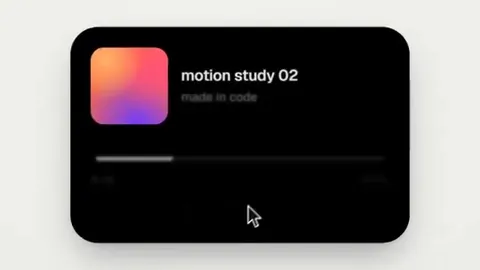Code-only UI motion design (open prompt template)