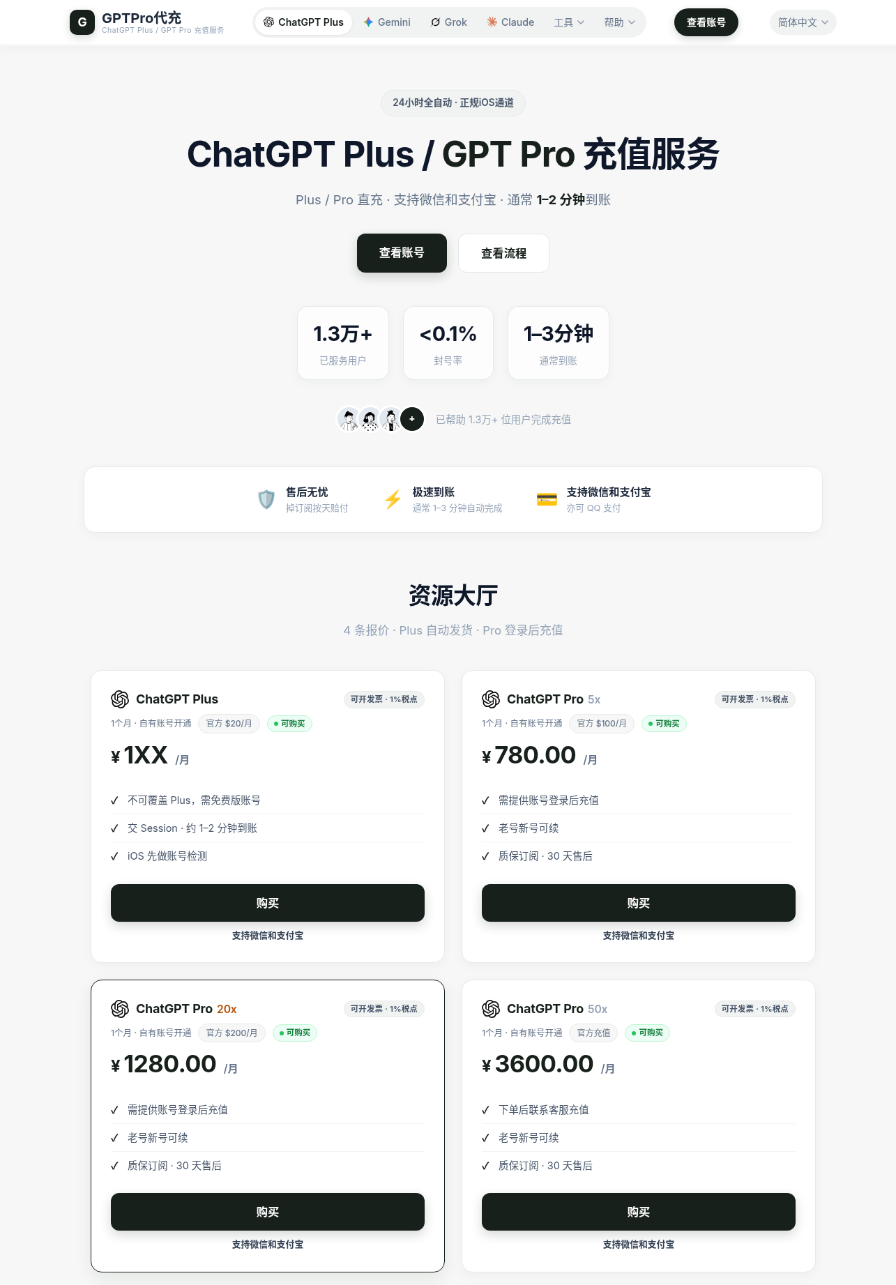 Pro档位报价